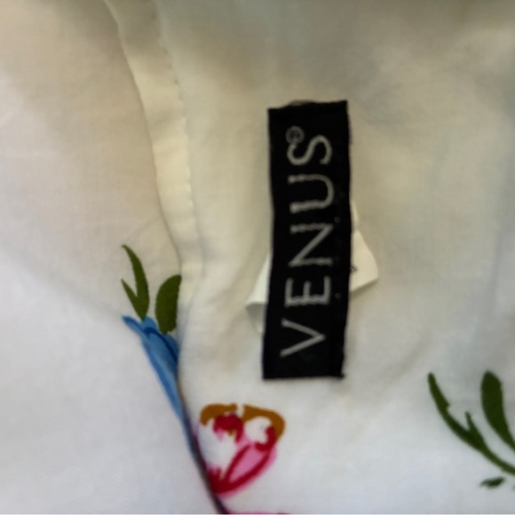 Venus Floral Sleeveless White Maxi Dress Size 8 - Picture 13 of 15